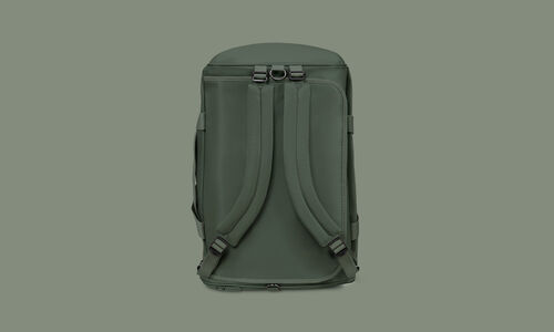 Convertible into backpack