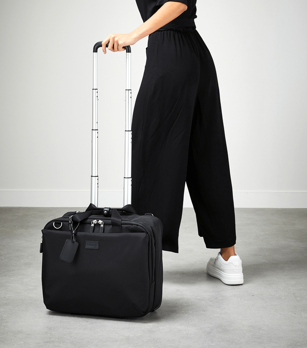 Lipault 4BIZ Rolling Laptop Bag Black Lipault 4BIZ Rolling Laptop Bag Black