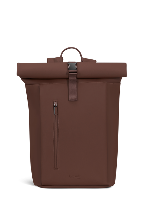 Lipault Lost In Berlin Rolltop Backpack 2.0  Spiced Mocha