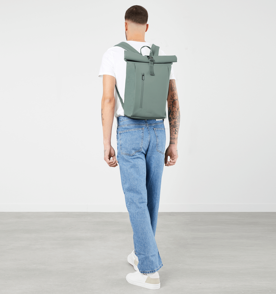Lost In Berlin Rolltop Backpack 15.6"