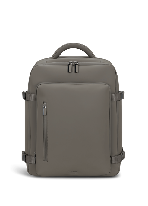 Lipault Lost In Berlin Travel Backpack 2.0  Ash Stone