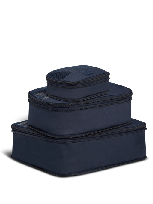 Lipault Lipault Travel Accessories Set Of 3 Compression Packing Cube  Navy Lipault Lipault Travel Accessories Set Of 3 Compression Packing Cube  Navy