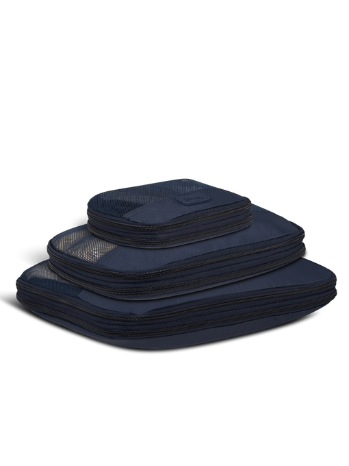 Lipault Lipault Travel Accessories Set Of 3 Compression Packing Cube  Navy Lipault Lipault Travel Accessories Set Of 3 Compression Packing Cube  Navy