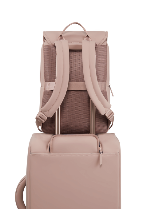 Lipault Lost In Berlin Square Backpack 2.0  Rose Quartz
