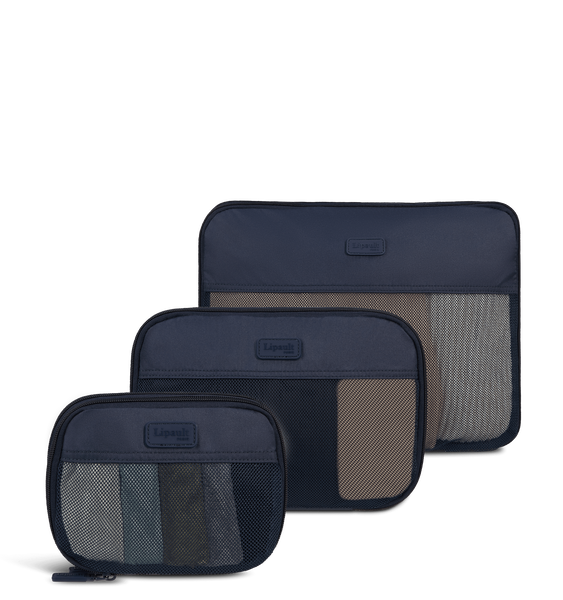 Lipault Travel Accessories Set of 3 compression packing cubes Lipault Travel Accessories Set of 3 compression packing cubes