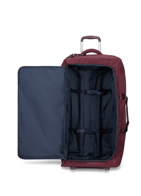 Lipault Foldable Plume Duffle with Wheels  Bordeaux Lipault Foldable Plume Duffle with Wheels  Bordeaux