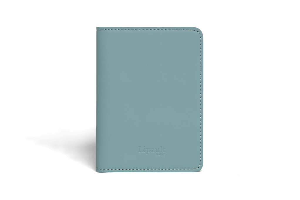 Lipault Lost In Berlin Passport cover Pebble Blue