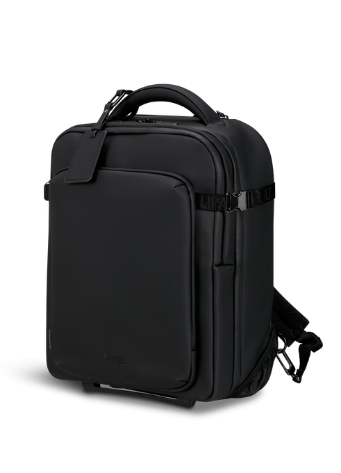 Lipault Lost In Berlin Backpack Pro With Wheels  Black