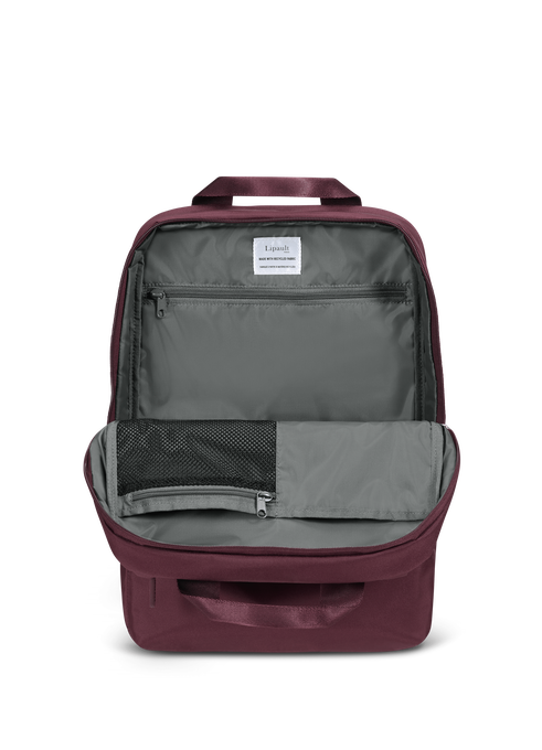 Lipault 4BIZ Laptop Backpack Bordeaux Lipault 4BIZ Laptop Backpack Bordeaux