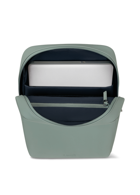 Lipault Lost In Berlin Square Backpack 2.0  Yoga Green Lipault Lost In Berlin Square Backpack 2.0  Yoga Green