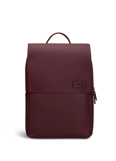 Lipault Lost In Berlin Square Backpack  Bordeaux