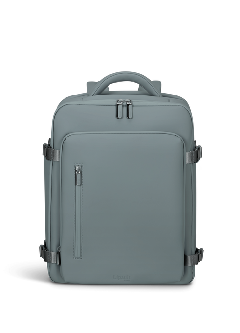 Lipault Lost In Berlin Travel Backpack 2.0  Cement Storm