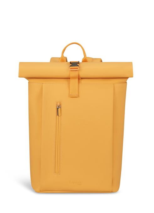 Lipault Lost In Berlin Rolltop Backpack 2.0  Mango Burst