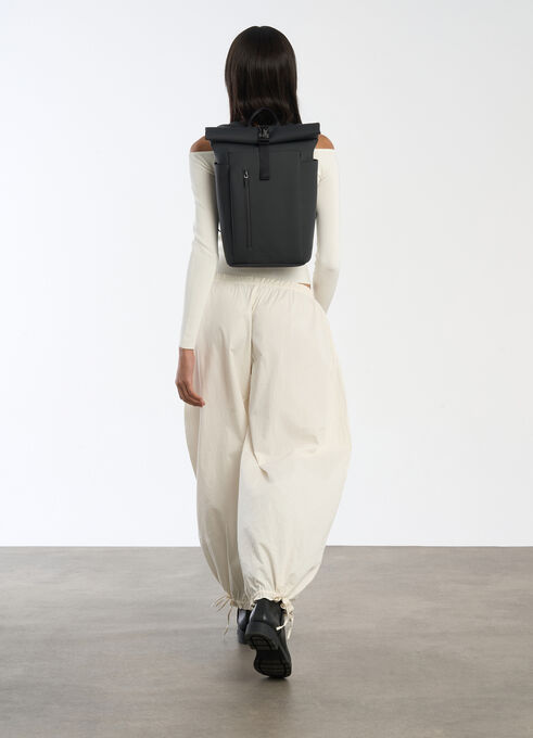 Lost In Berlin Mini-Rolltop Backpack