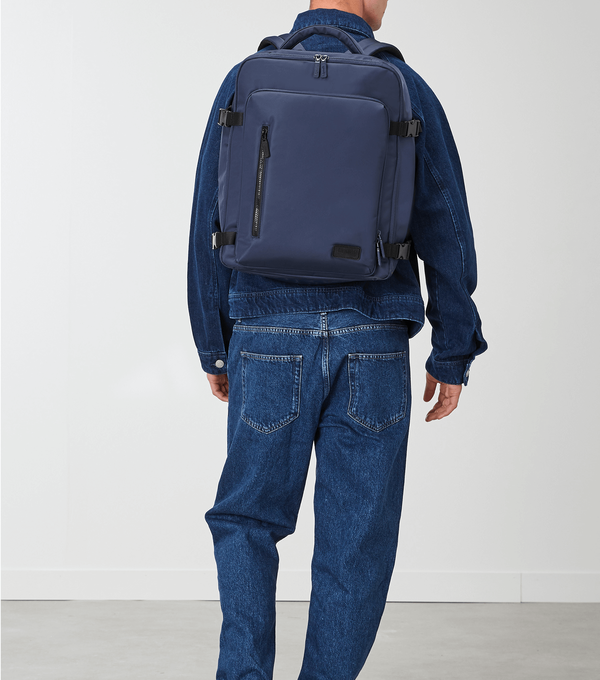 Lipault City Plume Travel Backpack  Navy Lipault City Plume Travel Backpack  Navy